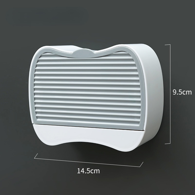 Zalijepite posudu za sudoper za sapun Zidni držač za sapun Stalak za pohranu WC školjke Odvojivi disk za pohranu Kutija za kupaonski pribor bez bušenja