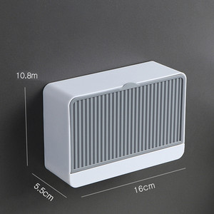 Naujas TOOKFUN Clamshell nutekėjimo muilo indas be perforacijos montavimas ant sienos montuojamas muilo dėžutė Creative Home vonios kambario virtuvės gaminys