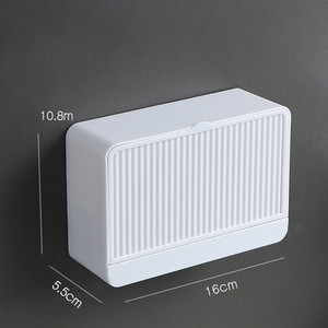 Naujas TOOKFUN Clamshell nutekėjimo muilo indas be perforacijos montavimas ant sienos montuojamas muilo dėžutė Creative Home vonios kambario virtuvės gaminys