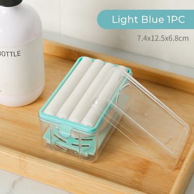 Többfunkciós habszappandoboz lefolyótartó állvány Szappantartó Fürdőszoba tisztítás Tárolódoboz Mosoda kihangosító szappandoboz