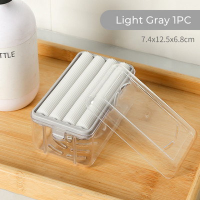 Többfunkciós habszappandoboz lefolyótartó állvány Szappantartó Fürdőszoba tisztítás Tárolódoboz Mosoda kihangosító szappandoboz