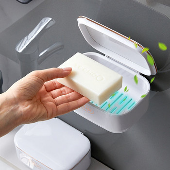 Φορητή θήκη σαπουνιού IZEFS για το σπίτι Αποθήκευση μπάνιου για σαπουνάδα αδιάβροχα προϊόντα μπάνιου Gadgets υψηλής χωρητικότητας για το σπίτι