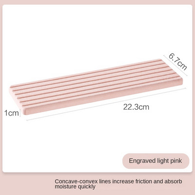 Jastučić za upijanje dijatomejskog blata, umivaonik, podmetač za pohranu, kupaonska radna ploča, brzosušeći sapun, podloga za toaletne potrepštine.