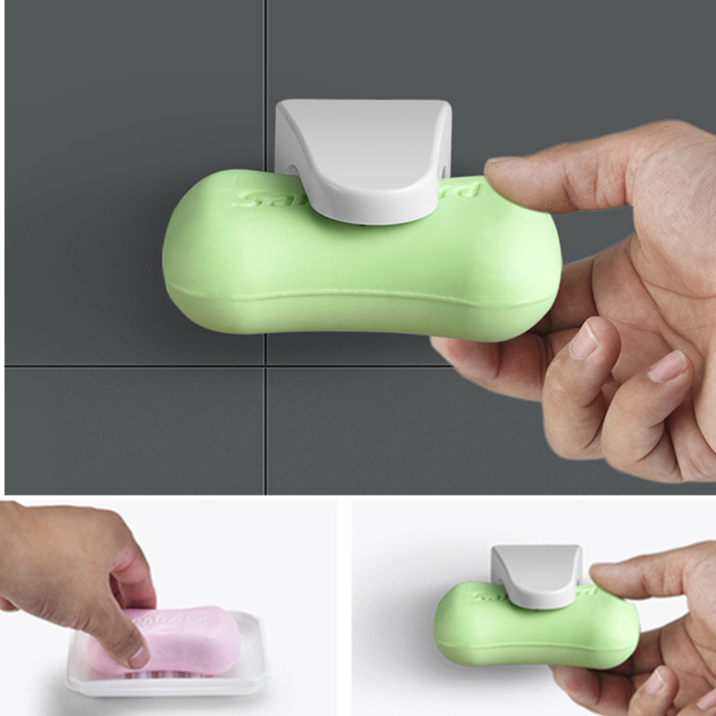 Μπάνιο Ισχυρή μαγνητική βάση αποθήκευσης σαπουνιού Εξάρτημα τοίχου Προσκόλληση σαπουνιών Δοχείο σαπουνάδας για τουαλέτα κουζίνας Τουαλέτα Σπίτι