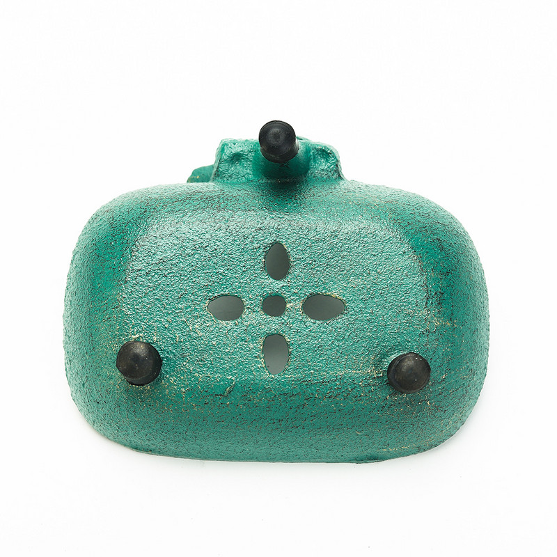 Sungmor stalo muilo indų padėklas vonios virtuvei – gražios formos ir senovinė žalia apdaila – tvirtas ketaus apdaila