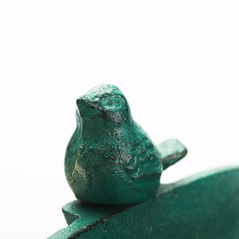 Sungmor stalo muilo indų padėklas vonios virtuvei – gražios formos ir senovinė žalia apdaila – tvirtas ketaus apdaila