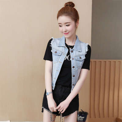 Testre szabott női farmermellény