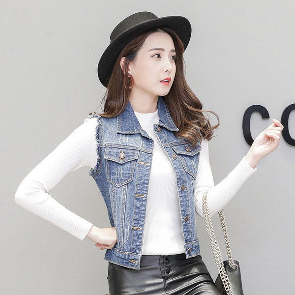 Testre szabott női farmermellény