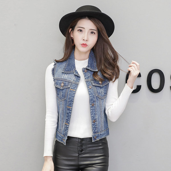 Testre szabott női farmermellény