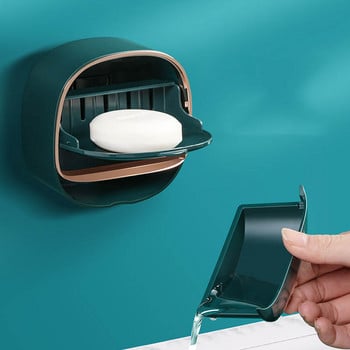 Χειροποίητο κουτί σαπουνιού Χειροποίητο κουτί αποθήκευσης σαπουνιού Επιτοίχιος νιπτήρας μπάνιου χωρίς πτυσσόμενο κάλυμμα