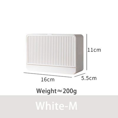 Kreatív falra szerelhető ütésmentes szappandoboz fedővel leeresztő állvány dupla rácsos fali szappantartó szappantartó fürdőszobai adagolóhoz