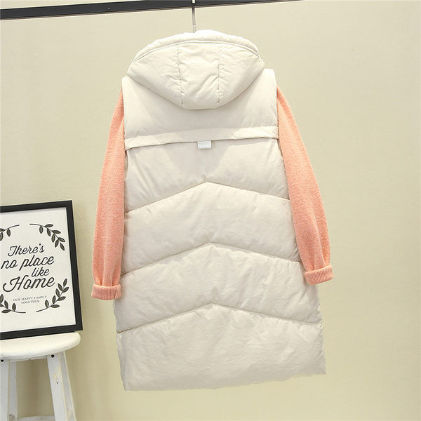 Ležerna ženska vesta s kapuljačom i džepovima