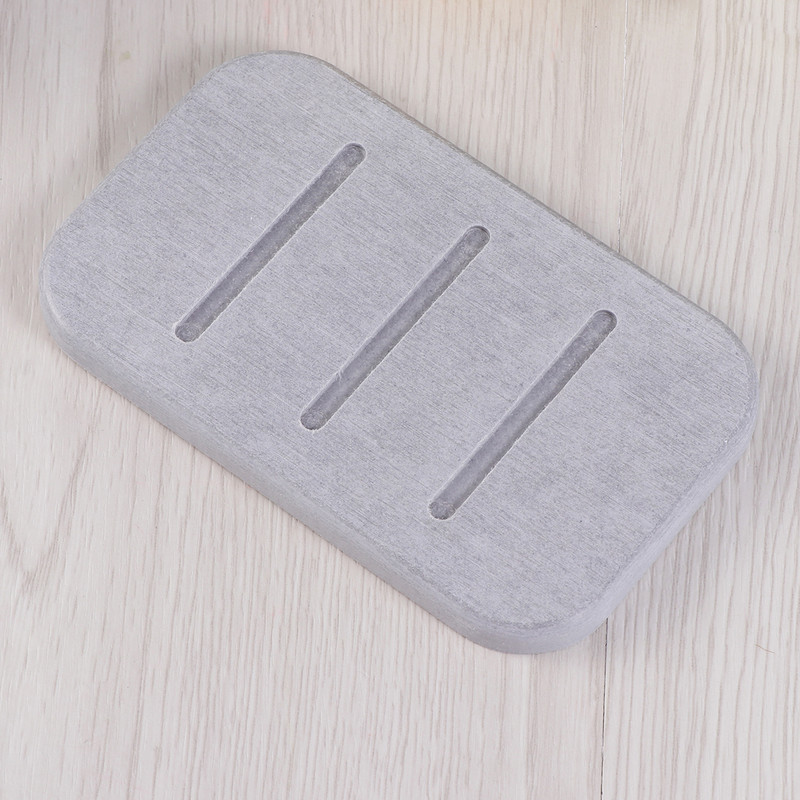 Neslystantis diatomitinis muilo indų muilo laikiklis Vandenį sugeriantis greitai džiūstantis muilas, skirtas vonios virtuvei (baltas)