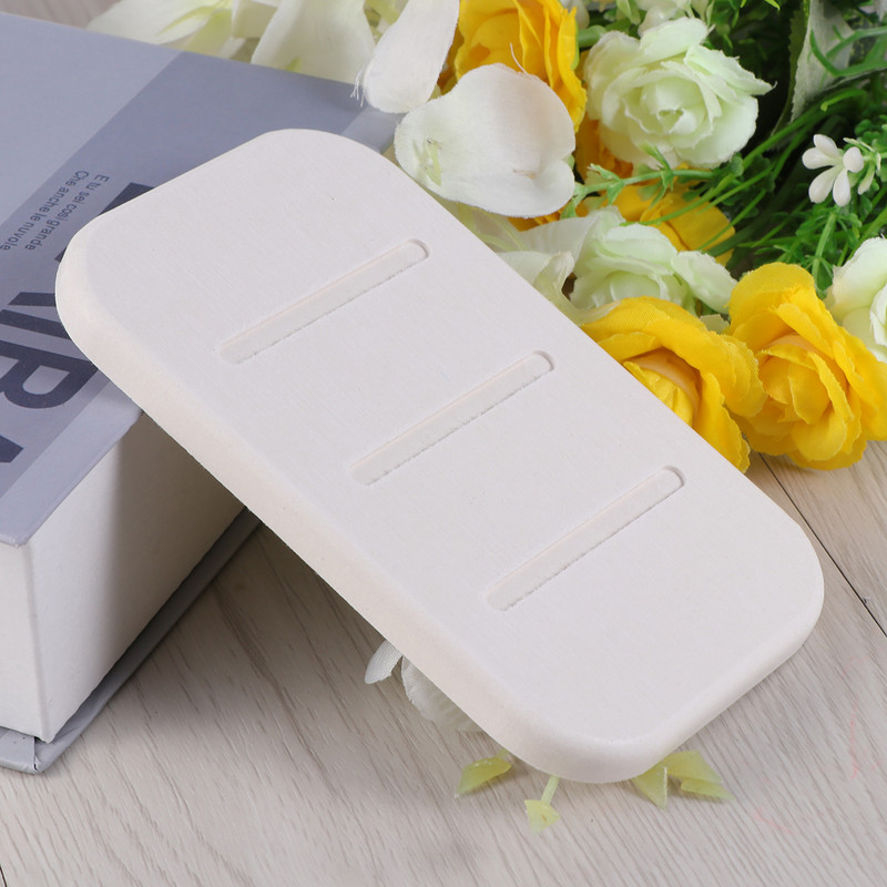 Neslystantis diatomitinis muilo indų muilo laikiklis Vandenį sugeriantis greitai džiūstantis muilas, skirtas vonios virtuvei (baltas)