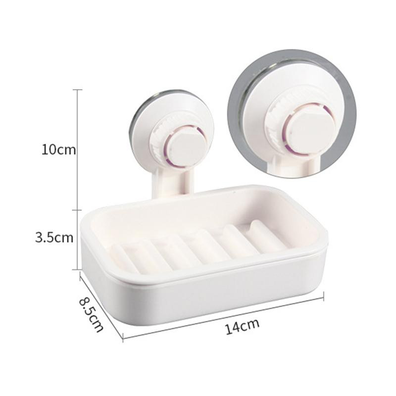 1kom Držač posude za sapun Zidni usisni dozator sapuna Vakuumska usisna čašica Držač spužve za sapun za tuš kabinu, kupaonsku kadu i kuhinju