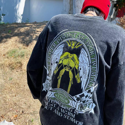 Ανδρική μπλούζα casual με μακριά μανίκια