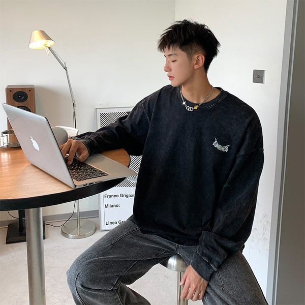 Ανδρική μπλούζα casual με μακριά μανίκια