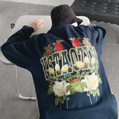 Vyriška palaidinė su gėlių motyvais