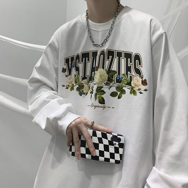 Vyriška palaidinė su gėlių motyvais