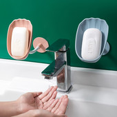 Kriauklės muilo kempinės laikiklis Vonios kambarys Prie sienos montuojamas skalbinių muilo laikymo lentyna Creative Shell muilo indas be vandens