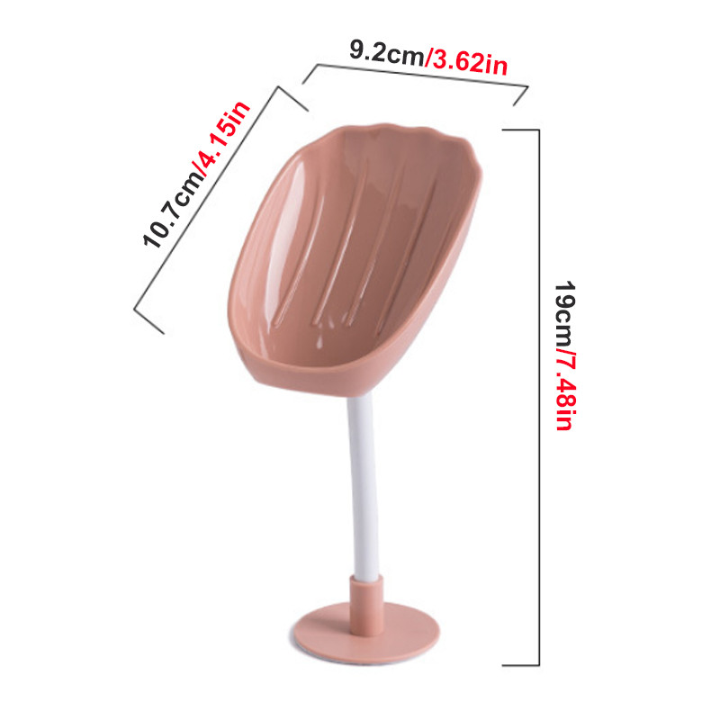 Kriauklės muilo kempinės laikiklis Vonios kambarys Prie sienos montuojamas skalbinių muilo laikymo lentyna Creative Shell muilo indas be vandens