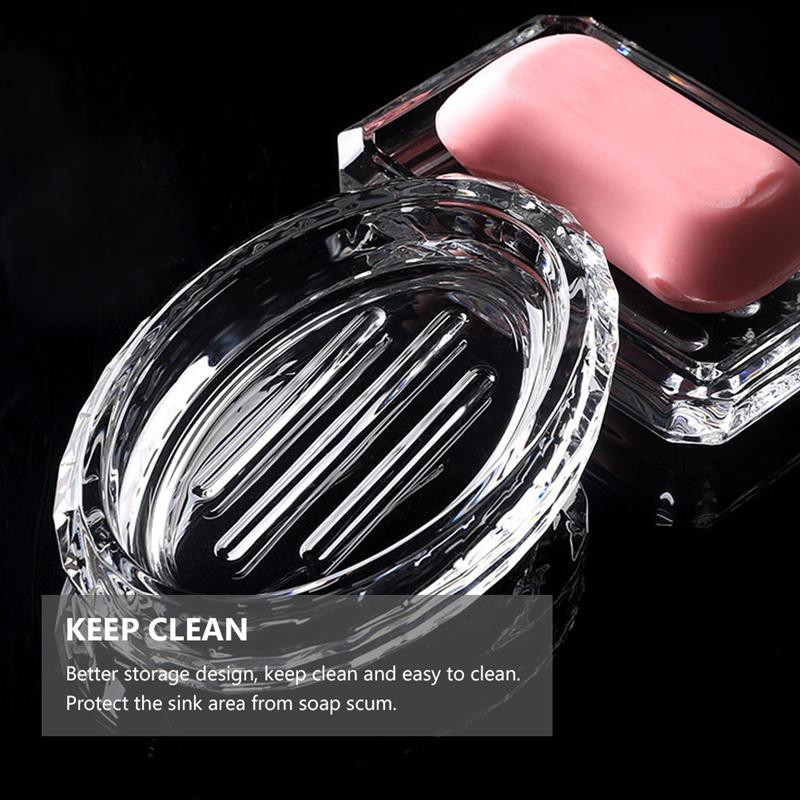 Skaidrus buitinis tualeto rankinis muilo indas Išskirtinis, praktiškas, subtilus dušo kabinos vonios kambario laikiklis.