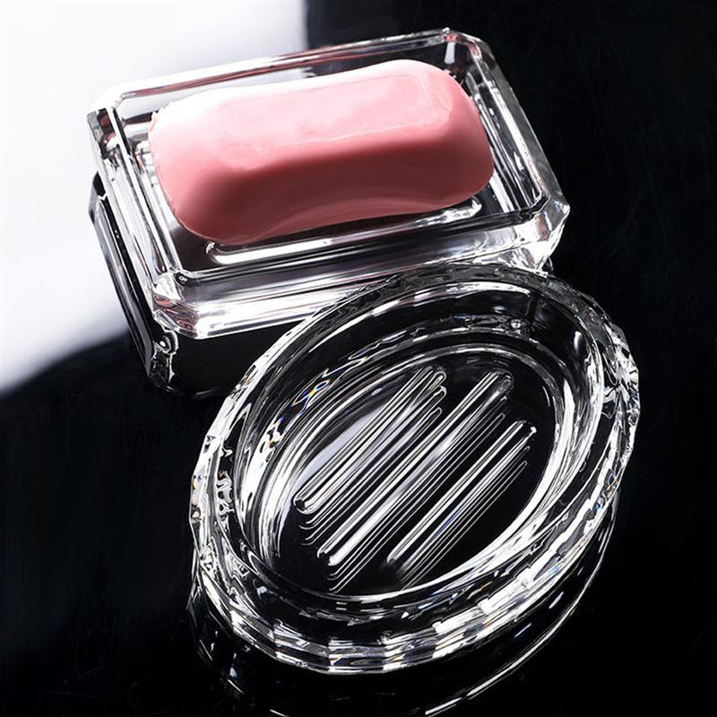 Skaidrus buitinis tualeto rankinis muilo indas Išskirtinis, praktiškas, subtilus dušo kabinos vonios kambario laikiklis.