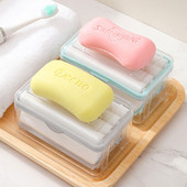 Višenamjenska posuda za sapun Kutija od pjene bez ruku sa spužvastim valjkom Kutija za sapun za kućanstvo bez trljanja Kutija za tuš u kupaonici