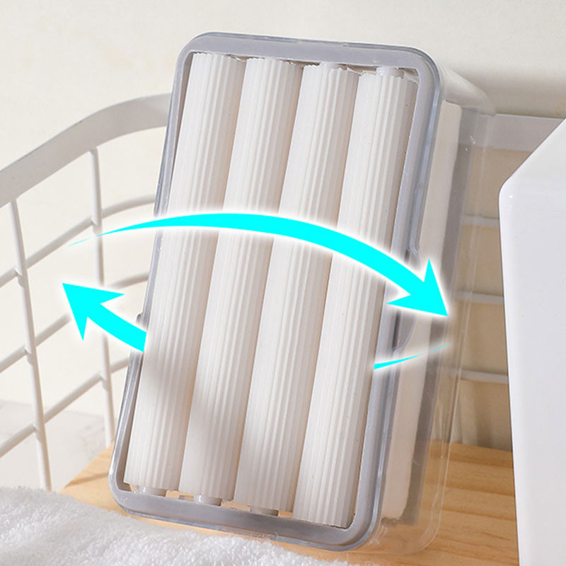 Višenamjenska posuda za sapun Kutija od pjene bez ruku sa spužvastim valjkom Kutija za sapun za kućanstvo bez trljanja Kutija za tuš u kupaonici