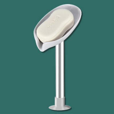 Kreatív új szappandoboz állvány lefolyómentes lyukasztó Lotus Leaf függőleges szívókorong falra akasztható szappantartó háztartási fürdőszobai kellékek