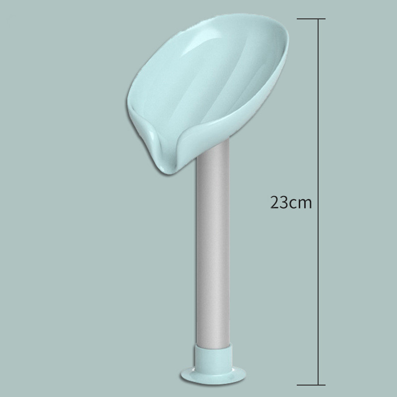 Kreatív új szappandoboz állvány lefolyómentes lyukasztó Lotus Leaf függőleges szívókorong falra akasztható szappantartó háztartási fürdőszobai kellékek