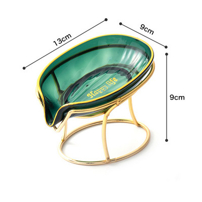 Stalak za sapun Kreativno svjetlo Luksuzni stil Kupaonica WC Nova kutija za sapun Posuda za sapun Kućinski odvod Bez perforacije