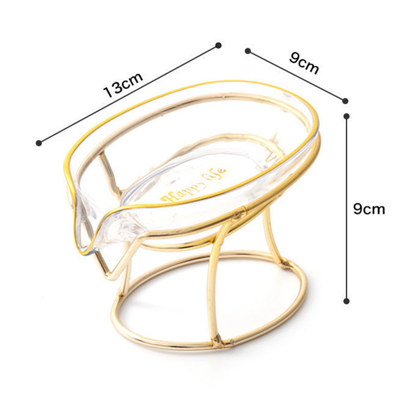 Stalak za sapun Kreativno svjetlo Luksuzni stil Kupaonica WC Nova kutija za sapun Posuda za sapun Kućinski odvod Bez perforacije