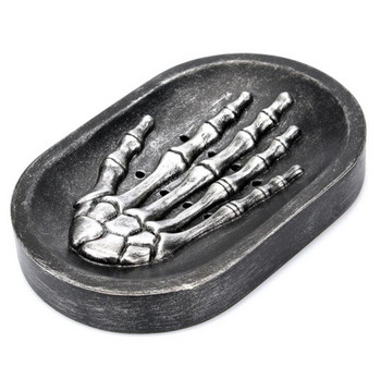 Creative Skeleton Skull Hand Practical Box Posh Resin για ντουζιέρα Δίσκος νιπτήρα Αποχέτευση Αξεσουάρ μπάνιου