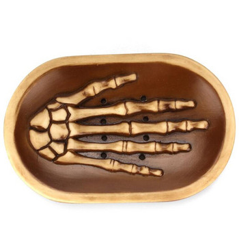 Creative Skeleton Skull Hand Practical Box Posh Resin για ντουζιέρα Δίσκος νιπτήρα Αποχέτευση Αξεσουάρ μπάνιου