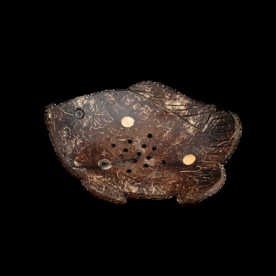 Kókuszos szappantál Kreatív tányérok Rajzfilm Szappandoboz Kókuszhéj Aranyos Szappantál tárolótálca Ékszerszervező