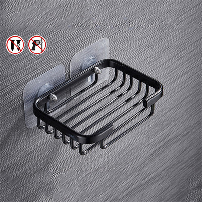 1 kom. Držač posude za sapun bez bušilice Kutija za sapun Zidni stalak za pohranu Kutija Kutija Posuda za spužvu Kupaonski pribor