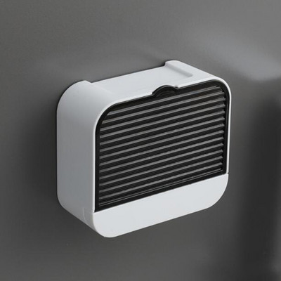 1/2 rácsos leeresztő szappantartó kihajtható szappandoboz fürdőszobai kiegészítők tárolódoboz Fióktálca polc falra szerelhető, szabad perforáció