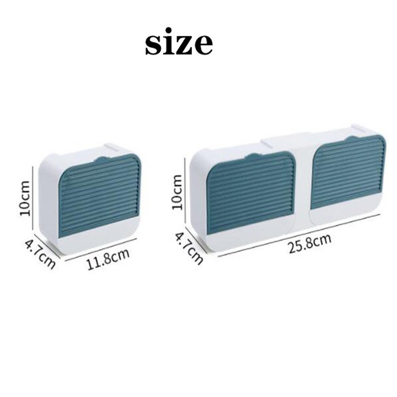 1/2 rácsos leeresztő szappantartó kihajtható szappandoboz fürdőszobai kiegészítők tárolódoboz Fióktálca polc falra szerelhető, szabad perforáció