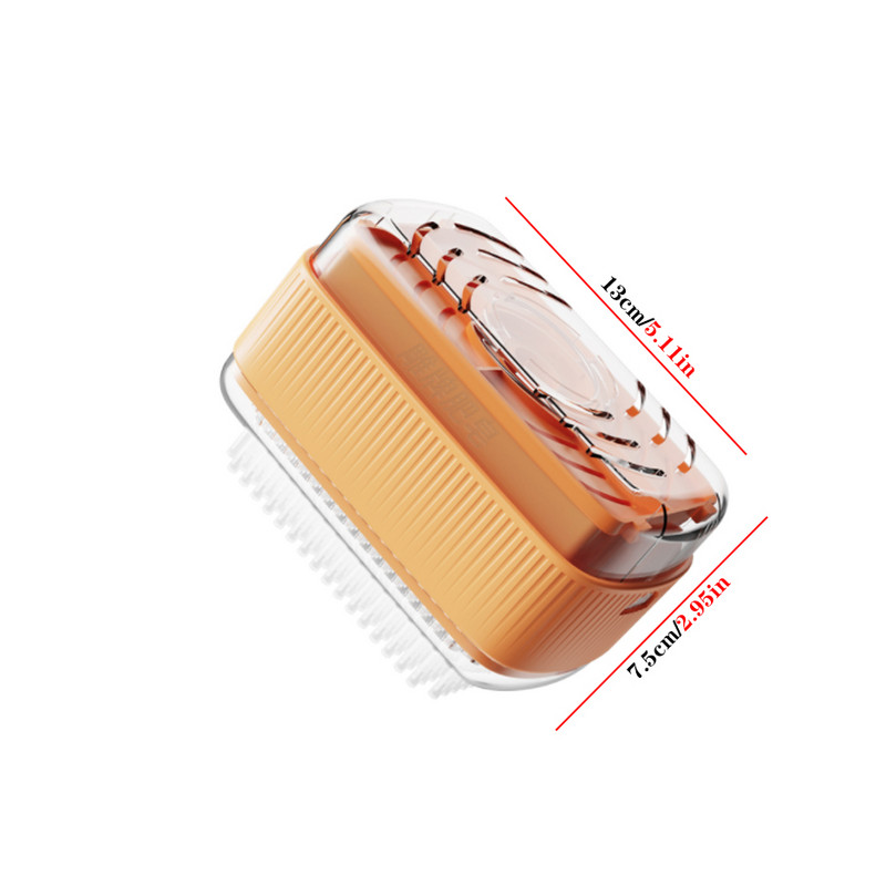 2 viename daugiafunkcinis muilo indų muilo dozatorius, burbuliuojantis, rankinis netrinantis muilo dėžutė su kempininiais voleliais Valymo šepetys skalbinių šepetys