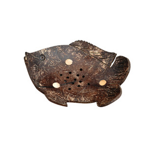 Kupaonska kutija za sapun Kokosove ljuske Držač sapuna Držač sapuna za tuširanje Držač sapuna Tanjur za pohranjivanje spužve Na pultu za pohranjivanje nakita Kućni dekor