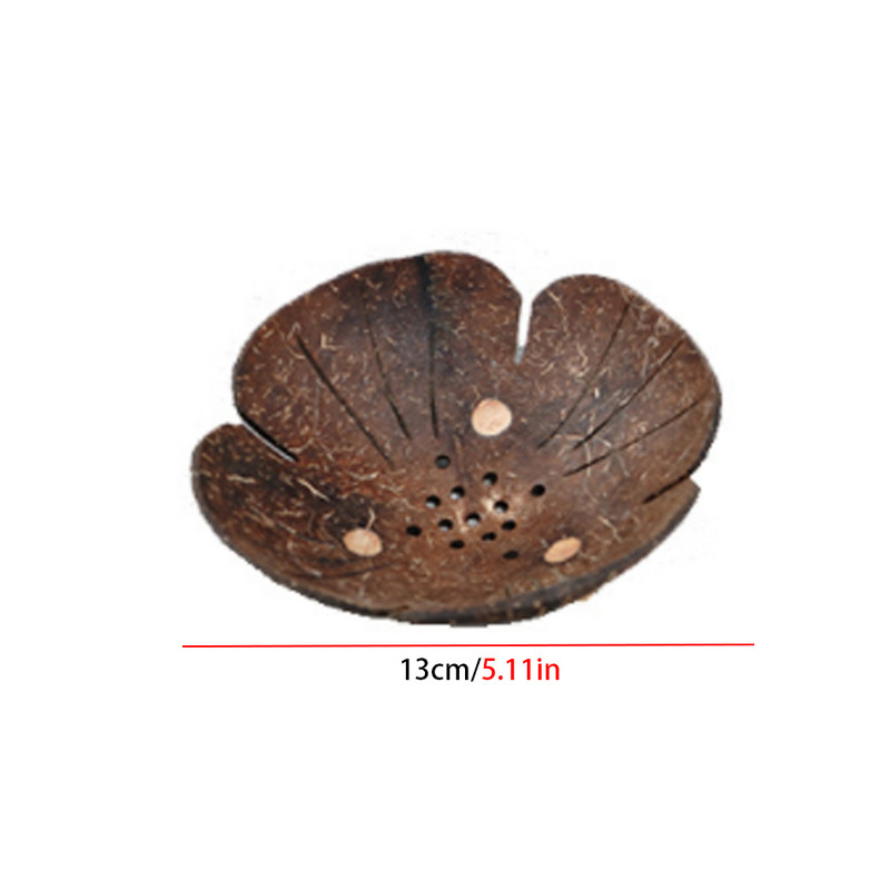 Kupaonska kutija za sapun Kokosove ljuske Držač sapuna Držač sapuna za tuširanje Držač sapuna Tanjur za pohranjivanje spužve Na pultu za pohranjivanje nakita Kućni dekor