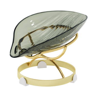 Levél alakú szappantartó Szappantartó Szappantartó Szappantartó Szappantálca Vízlefolyó Száraz Zuhany Fürdőszoba Kiegészítők Konyhai mosogató kád