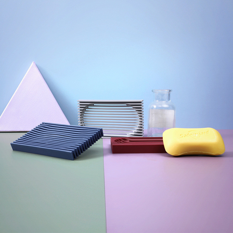 Minkštos plastikinės kūrybinės muilo dėžutės nutekėjimo muilo laikiklis vonios kambarys, buitinis, neperforuotas muilo laikiklis muilo laikiklis muilo įvorė