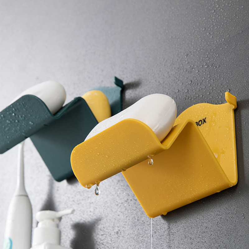 Kūrybinė trapecijos formos muilo dėžutė vonios kambario daugiafunkcinis muilo laikiklis lėkštės laikymo padėklas Vonios muilo laikiklis vonios reikmenys