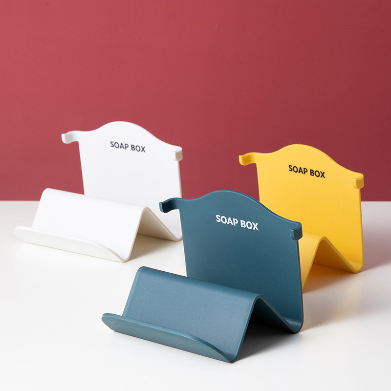 Kūrybinė trapecijos formos muilo dėžutė vonios kambario daugiafunkcinis muilo laikiklis lėkštės laikymo padėklas Vonios muilo laikiklis vonios reikmenys