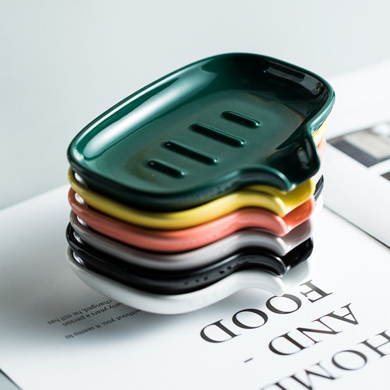 Keraminis muilo indas Vonios laikymo stovas Muilo dėžutė Virtuvės kempinės laikiklis dušo muilo indų laikiklis