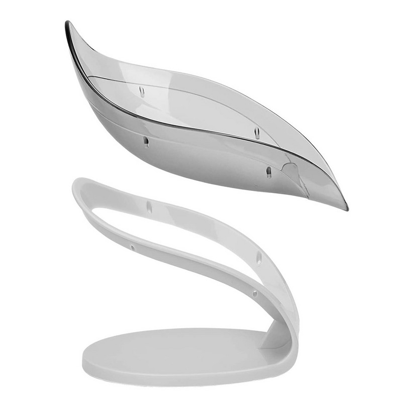 Vonios muilo laikiklis Lapelio formos muilo dėžutė Muilo laikiklis Neslystantis indų laikymo lėkštės padėklas Dėklas Dušo konteineris Vonios kambario dušo priedas