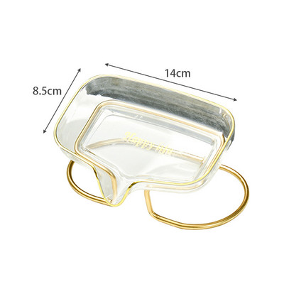 Luksuzna kutija za sapun u obliku lista Kupaonski držač posudice za sapun Drenaža za tuširanje Posuda za sapun Stalak za odlaganje kupaonskog pribora