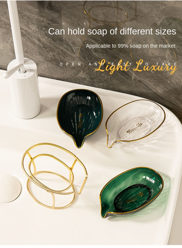 Kreativna kutija za sapun Odvod Kutija za držač sapuna Kupaonski tuš Držač sapuna Spužva Tanjur za odlaganje Pladanj Kupaonski pribor Kupaonska naprava